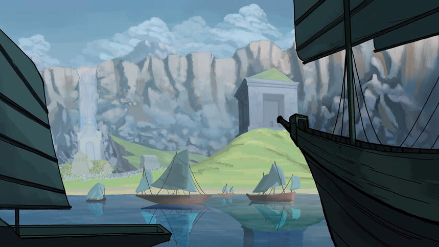 2024 | The Main Capital from the Sea, along with another view of the Horizon Temple