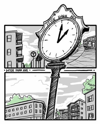 2023 | Hyde Park Comic illustration