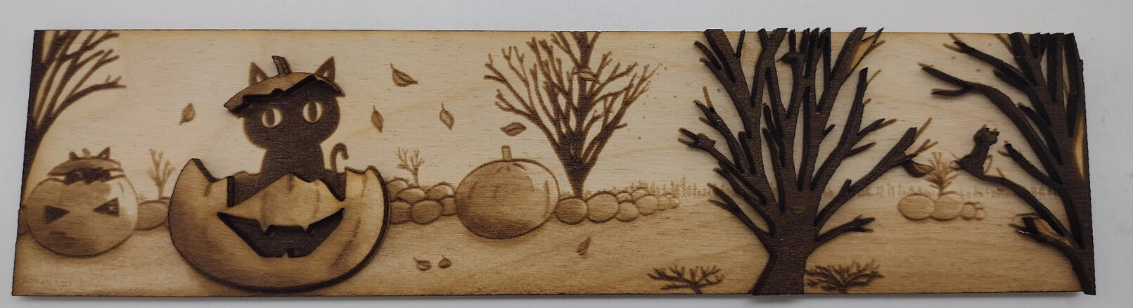 2022 | Vectored and 3D layered fridge magnet printed by an epilog laser cutter