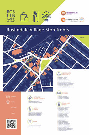 Roslindale Village Map 2/2 | 2022
