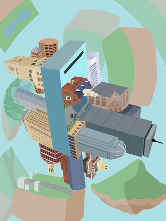 Boston tourism illustration | 2023